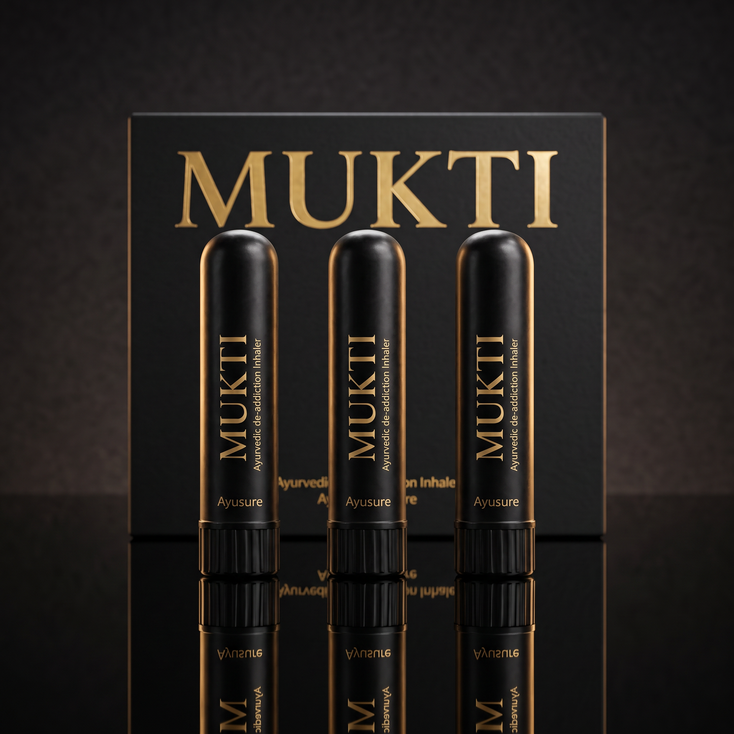 MUKTI Ayurvedic inhaler pack of 3