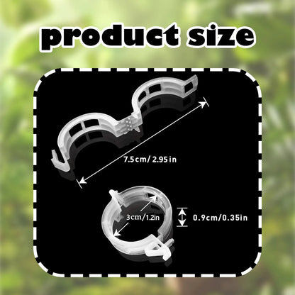 100PCS Plant Support Clips for Tomato & Vine Growth
