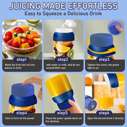 Portable Blender 43oz – USB-C Rechargeable, BPA-Free Smoothie Cup